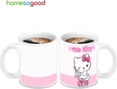 45% OFF on Homesogood Beautiful Hello Kitty Coffee (2s) Ceramic Mug(280 ml, Pack of 2) 45% OFF on Homesogood Beautiful Hello Kitty Coffee (2s) Ceramic Mug(280 ml, Pack of 2)