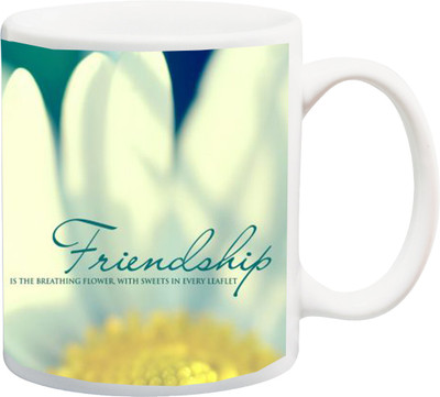 

ME&YOU Gift For Friend on Valentine's, Friendship Day,Birthday Ceramic Mug(325 ml), Multicolor