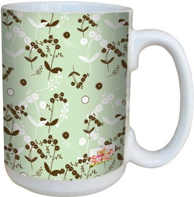 

Tree-Free Greetings Greetings lm43525 Soft Green Orchid by Carolyn Gavin Ceramic with Full-Sized Handle, 15-Ounce Ceramic Mug(60 ml), Multicolor