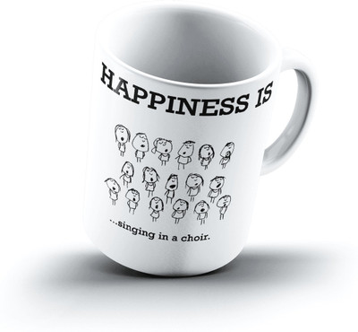 

Ucard Happiness Is1866 Bone China, Ceramic, Porcelain Mug(325 ml)