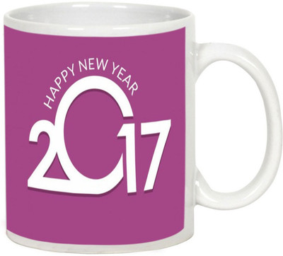 

AllUPrints Have A Progressive New Year White Ceramic Mug(325 ml)