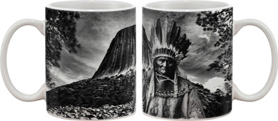 

Artifa Red Indian Art Porcelain, Ceramic Mug(350 ml), Multicolor