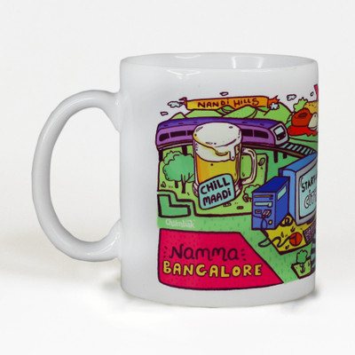 chumbak Namma Bangalore Ceramic Coffee Mug chumbak Namma Bangalore Ceramic Coffee Mug