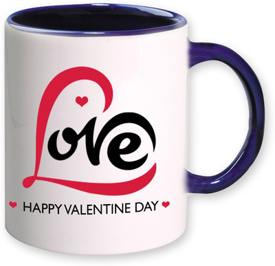 

Heyworlds love happy valentine gifts 03 Ceramic Mug(325 ml), Multicolor
