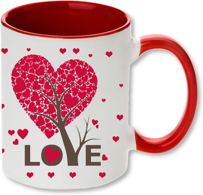 

Heyworlds love valentine gifts 004 Ceramic Mug(325 ml), Multicolor