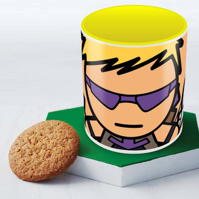 

Posterboy Kawaii - Hawkeye Officially Licensed Ceramic Mug(350 ml), Multicolor