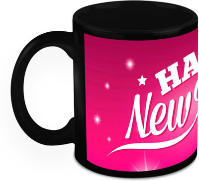 

Homesogood Lets Celebrate New Year Ceramic Mug(325 ml)