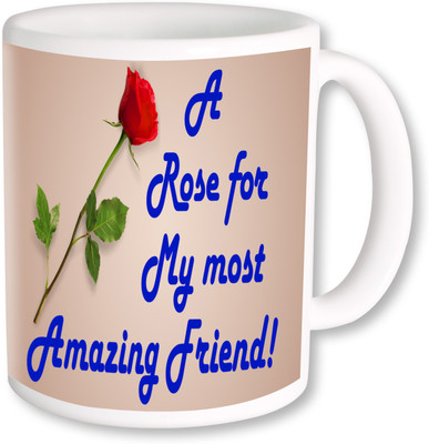 PhotogiftsIndia Happy Friendship Day 063 Ceramic Mug(350 ml), Multicolor