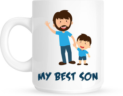 

HuppmeGift Best Son White Ceramic Mug(350 ml)