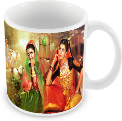 

Sleep Nature's SN-MG-197 Ceramic Mug(350 ml), Multicolor