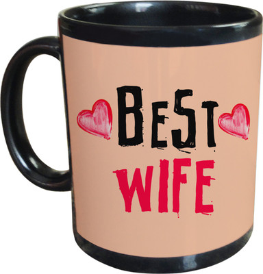 66% OFF on SajawatHomes Best Wife Black Coffee Ceramic Coffee Mug(350 ml) 66% OFF on SajawatHomes Best Wife Black Coffee Ceramic Coffee Mug(350 ml)