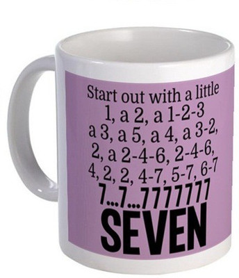 

Exoctic Silver Quoteds ooooo156 Ceramic Mug(300 ml), Multicolor