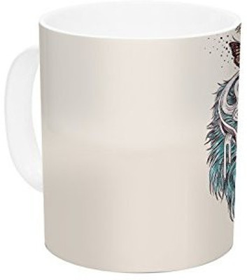 

Kess InHouse InHouse Mat Miller Unbound Autonomy Abstract Lion Ceramic Coffee, 11 oz, Multicolor Ceramic Mug(60 ml)