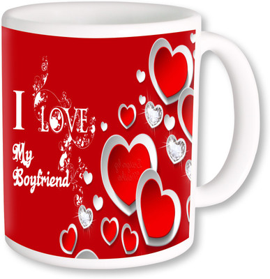 

PhotogiftsIndia I Love My Boyfriend 07 Ceramic Mug(325 ml), Multicolor