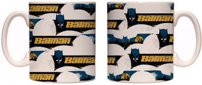 

Posterboy Batman Logo Collage (Officially Licensed) Ceramic Mug, Multicolor