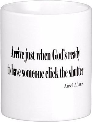 

Exoctic Silver Best Quoted Coffee 00048 Ceramic Mug(300 ml), Multicolor