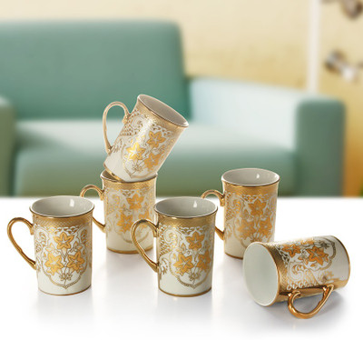 

Buono Casa GH CM 05 Porcelain(Orange, Pack of 6)