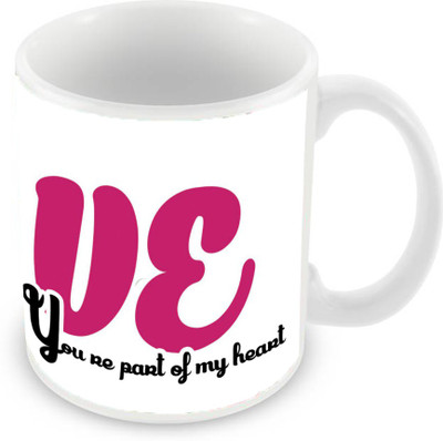 

Sleep Nature's SN-MG-2667 Ceramic Mug(350 ml), White