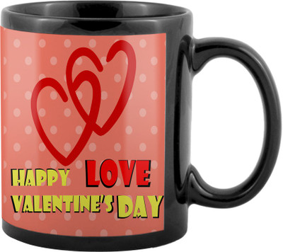 

SKY TRENDS Valentine Gifts For Special Girlfriend,Boyfriend,Wife,Husband,design 129 Ceramic Mug(325 ml), Black