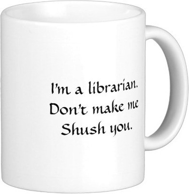 

Exoctic Silver Merawala Career A005 Ceramic Mug(350 ml), Black;white