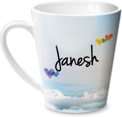 

Hot Muggs Simply Love You Janesh Conical Ceramic Mug(350 ml)
