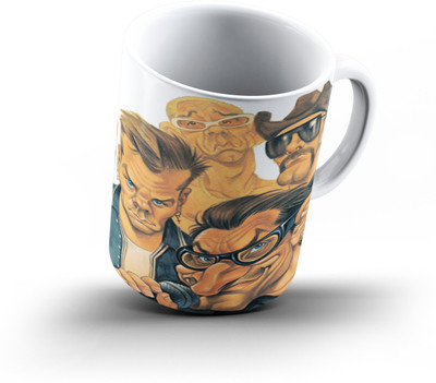 

Ucard U2 Caricature846 Bone China, Ceramic, Porcelain Mug(325 ml), Multicolor