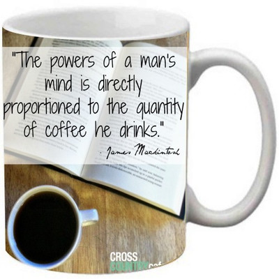 

Maison N Mode The Powers Of Man's Coffee Ceramic Mug(330 ml), Multicolor