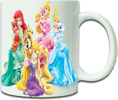 

Maison N Mode Lady With Kid Coffee Ceramic Mug(330 ml), Multicolor