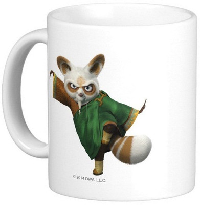 

Exoctic Silver Kung Fu Panda 18 Ceramic Mug(300 ml), Multicolor