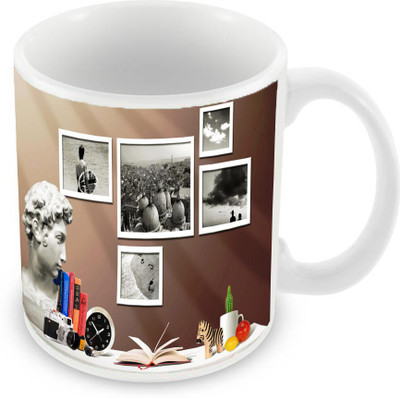

Sleep Nature's SN-MG-569 Ceramic Mug(350 ml), Multicolor