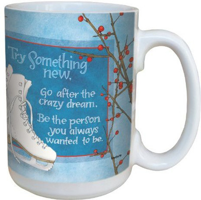 

Tree-Free Greetings Greetings lm43479 Winter Figure Skates by Robin Pickens Ceramic with Full-Sized Handle, 15-Ounce Ceramic Mug(60 ml), Multicolor