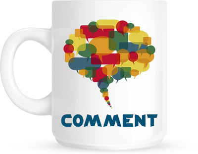 

HuppmeGift Comment White Ceramic Mug(350 ml)