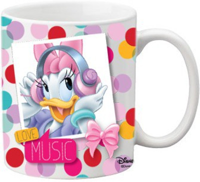 

ORKA Daisy Duck Digital Printed Ceramic Mug(350 ml), Multicolor