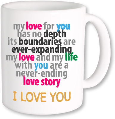 

PhotogiftsIndia I Love You 03 Ceramic Mug(325 ml)