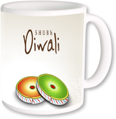 

PhotogiftsIndia Subh Deepawali 007 Ceramic Mug(325 ml), Multicolor
