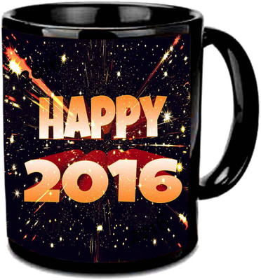 

Raj Laxmi Beautifull happy new year cup Ceramic Mug(350 ml)