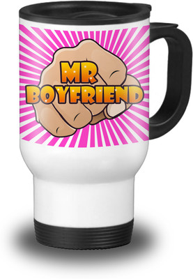 

SKY TRENDS Travel-Mug082 Aluminium Mug(600 ml), White