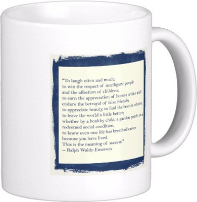 

Exoctic Silver Best Quoted Coffee 00014 Ceramic Mug(300 ml), Multicolor
