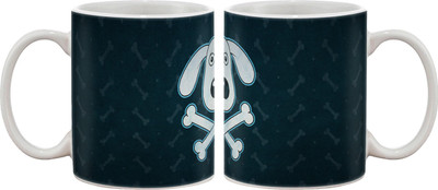 

Artifa Danger Dog Porcelain, Ceramic Mug(350 ml), Multicolor