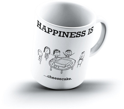 

Ucard Happiness Is1494 Bone China, Ceramic, Porcelain Mug(325 ml)