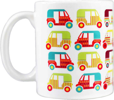 

Chumbak MG11 Ceramic Mug(300 ml), Multicolor