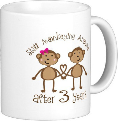 

Exoctic Silver Rab Ne Bana Di Jodi A006 Ceramic Mug(350 ml), Multicolor