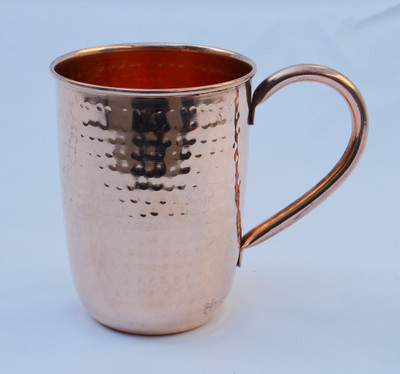 

Veda Home & Lifestyle Hammered Copper Mug(400 ml)