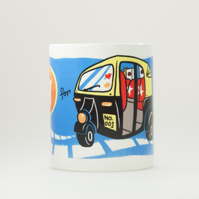

Chumbak MG178 Ceramic Mug(300 ml, Pack of 116), Multicolor