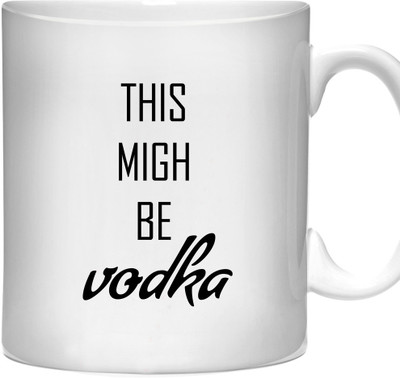 

Crackndeal 5TYBLROUND Ceramic Mug(300 ml), Black