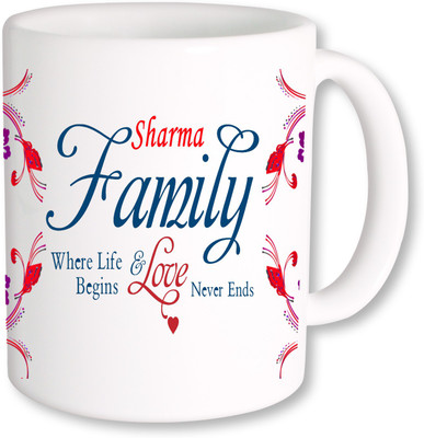 

PhotogiftsIndia Sharma Family 007 Ceramic Mug(325 ml), Multicolor