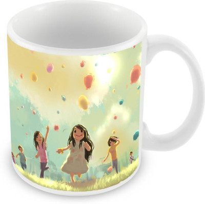 

Sleep Nature's SN-MG-1491 Ceramic Mug(350 ml), Multicolor