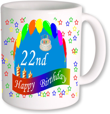 

PhotogiftsIndia Birthday Coffee 022 Ceramic Mug(325 ml), Multicolor