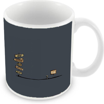 

Sleep Nature's SN-MG-1906 Ceramic Mug(350 ml), Multicolor