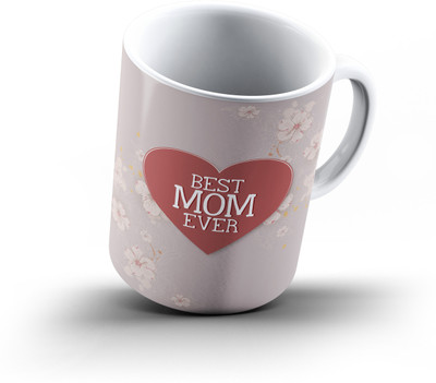 

Ucard Mothers Day449 Bone China, Ceramic, Porcelain Mug(325 ml), Multicolor